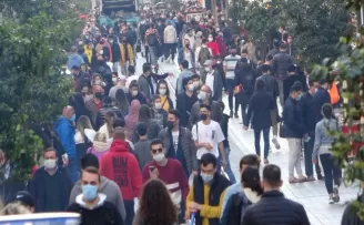 Taksim’deki manzara kısıtlama sonrasında değişmedi
