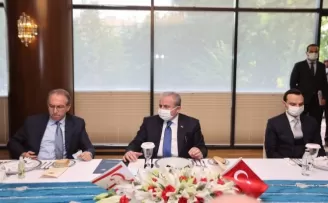 TBMM Başkanı Şentop, KKTC Cumhurbaşkanı Tatar ile görüştü

