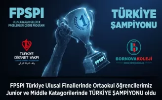 TDV Bornova Koleji öğrencileri FPSPI’de Türkiye birincisi oldu
