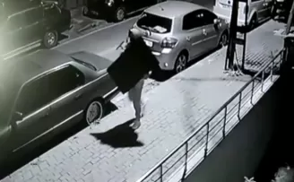 Televizyon hırsızları kamerada

