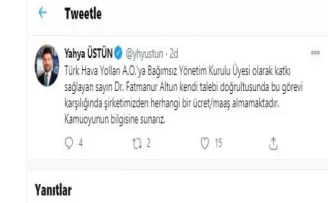 THY’den “Fatmanur Altun“ iddialarına yanıt
