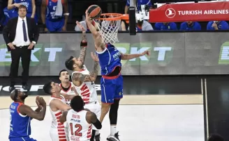 THY Euroleague: Anadolu Efes: 88 - Olympiacos: 69
