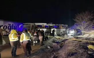 Trabzon'a gelen cenaze otobüsü devrildi: 2 ölü 