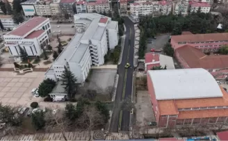 Trabzon Büyükşehir caddeleri yenilemeyi sürdürüyor 