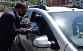 Trabzon’da bayram arefesinde yol denetimi
