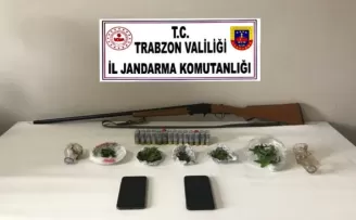 Trabzon’da jandarma uyuşturucuya geçit vermiyor
