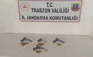 Trabzon’da 29 adrese eş zamanlı silah operasyonu!