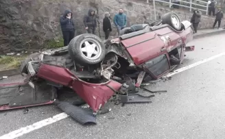 Trabzon’da trafik kazası: 1 ölü