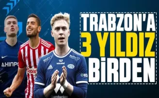 Trabzonspor'a 3 yıldız birden!