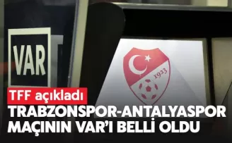 Trabzonspor-Antalyaspor maçının VAR'ı belli oldu!