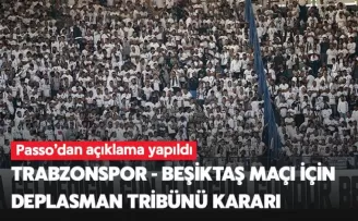 Trabzonspor - Beşiktaş maçı deplasman tribünü için flaş karar!