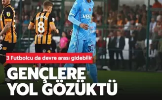Trabzonspor'da 3 genç isme yol gözüktü