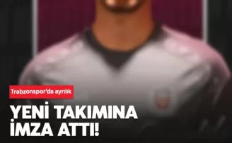 Trabzonspor'da ayrılık! 3. Lig'e gitti