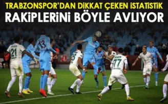 Trabzonspor’da dikkat çeken İstatistik! 