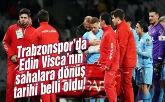 Trabzonspor'da Edin Visca'da son durum! İşte sahalara döneceği tarih