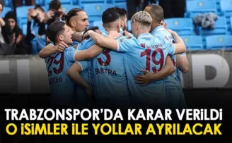 Trabzonspor’da karar verildi! O isimlerin bonservisleri alınmayacak!