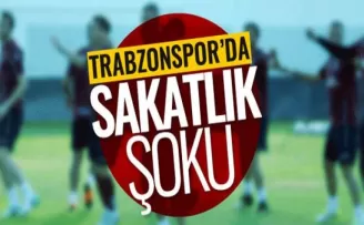 Trabzonspor'da sakatlık şoku