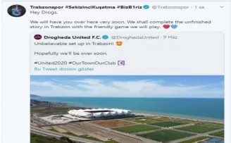 Trabzonspor, Drogheda ile hazırlık maçı istiyor!