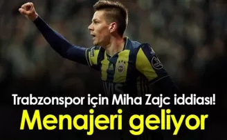 Trabzonspor için Miha Zajc iddiası! Menajeri geliyor