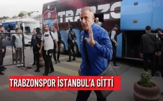 Trabzonspor İstanbul’a gitti