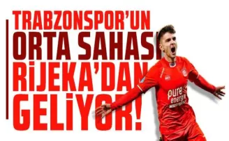 Trabzonspor orta saha oyuncusunu Rijeka’dan buldu!