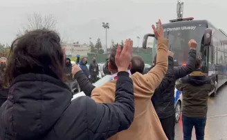 Trabzonspor, Rize’ye coşkuyla uğurlandı