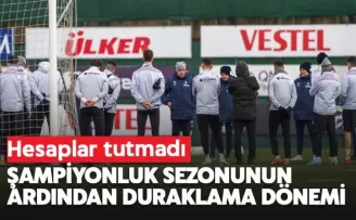 Trabzonspor şampiyonluk sezonunun ardından duraklama dönemine girdi!