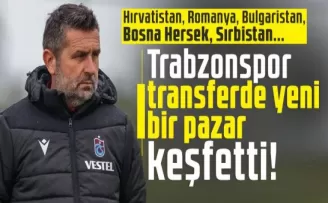 Trabzonspor transferde yeni bir pazar keşfetti!
