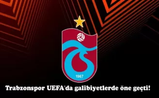 Trabzonspor UEFA'da galibiyetlerde öne geçti