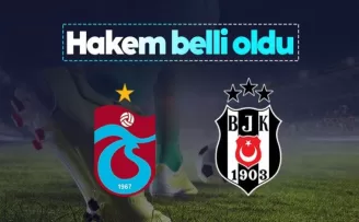 Trabzonspor’un Beşiktaş maçı hakemi belli oldu!