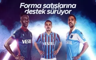 Trabzonspor'un forma kampanyasına büyük destek