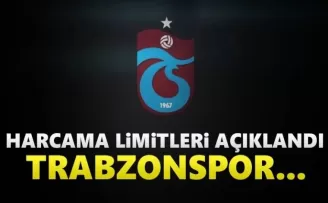 Trabzonspor'un transferde harcama limiti belli oldu