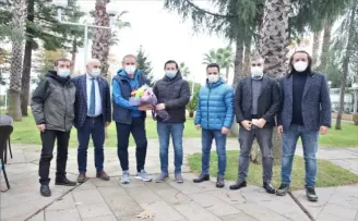 TSYD Trabzon Şubesi Abdullah Avcı’yı ziyaret etti
