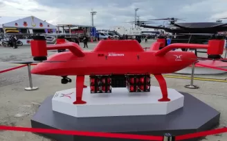Türk firmasının geliştirdiği yangınla mücadele İHA’sı TEKNOFEST’te
