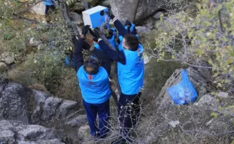 Türkiye Diyanet Vakfı gönüllülerinden anlamlı doğa yürüyüşü
