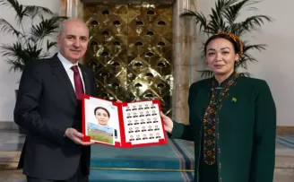 Türkmenistan Meclis Başkanı Gulmanova TBMM’de