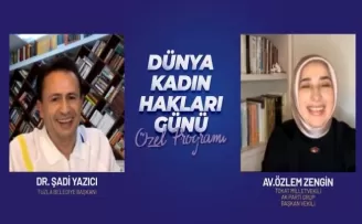 Tuzla Belediye Başkanı Yazıcı’nın canlı yayın konuğu Özlem Zengin oldu
