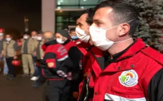 Tuzla Belediyesi Arama Kurtarma ekibi İzmir için yola çıktı
