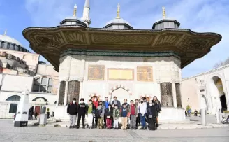 Tuzlalı çocukların Topkapı Sarayı mutluluğu
