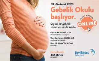 Anne adaylarına gebelik okulu!