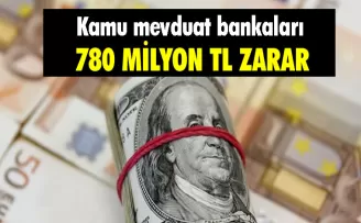 Kamu bankaları ekimde 780 Milyon TL zarar yazdı