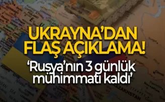 Ukrayna'dan flaş Rusya açıklaması! 