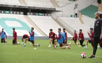 Ümit Milli Futbol Takımı, İskoçya maçının hazırlıklarını tamamladı
