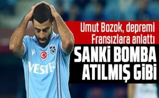 Umut Bozok, depremi Fransızlara anlattı