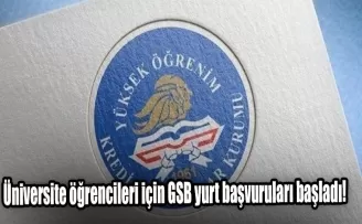 Üniversite öğrencileri için GSB yurt başvuruları başladı!