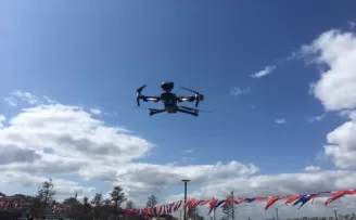 Üsküdar’da drone destekli koronavirüs denetimi
