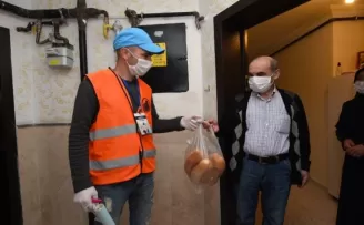 Vatandaş evde kaldı, Altındağ Belediyesi yardıma koştu
