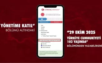 Vatandaşlar Cumhuriyet duygularını CİMER’den paylaşabilecek
