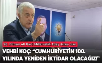 Vehbi Koç: Cumhuriyetin 100. Yılında Yeniden İktidar Olacağız! 