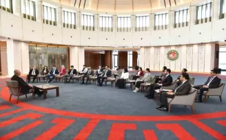 Yargıtay Başkanı Akarca, Hukuk Topluluğu Yönetim kurulunu kabul etti
